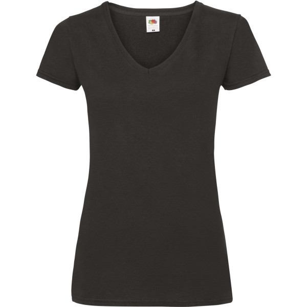 T-shirt femme col V personnalisable Valueweight pour communication d'entreprise – BCM Goodies