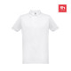Polo à manches courtes homme THC BERLIN WH - Blanche | BCM Goodies