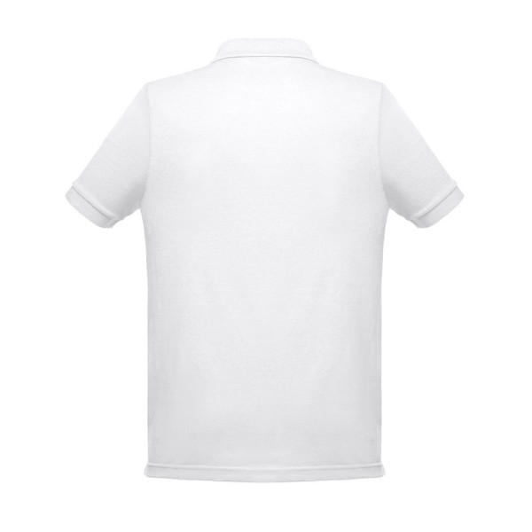 Polo à manches courtes homme THC BERLIN WH - Blanche | BCM Goodies