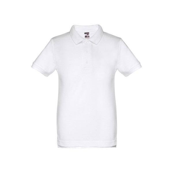 Polo à manches courtes pour enfants THC ADAM KIDS WH - Personnalisation pour entreprises | BCM Goodies