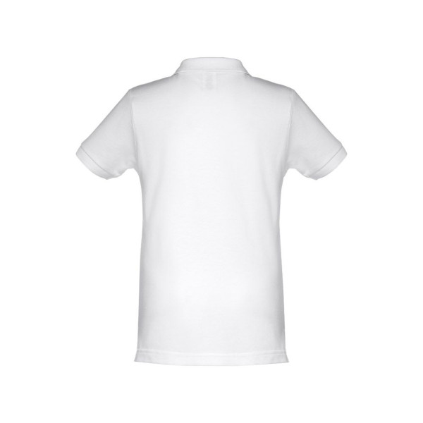 Polo à manches courtes pour enfants THC ADAM KIDS WH - Personnalisation pour entreprises | BCM Goodies