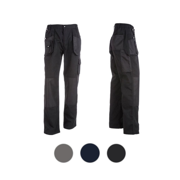Pantalon homme en coton et polyester THC WARSAW - Personnalisable pour entreprise