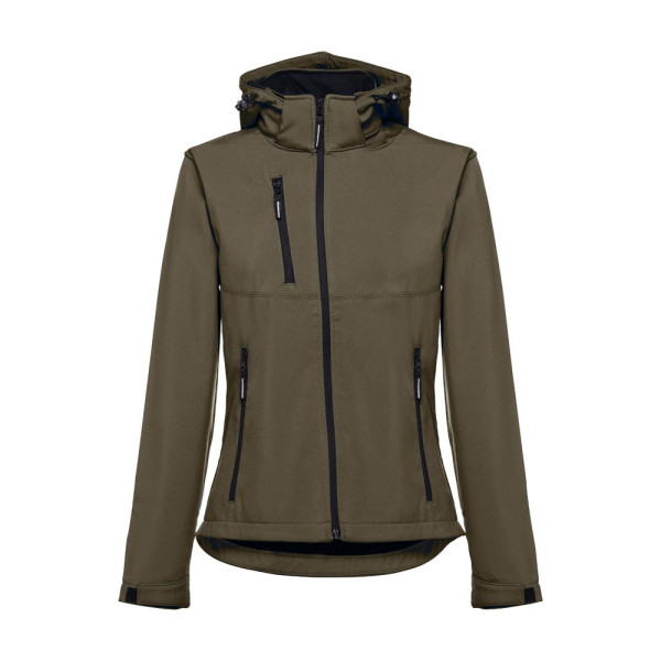 Veste softshell ceinturée pour femme THC ZAGREB WOMEN - Veste personnalisée pour entreprise | BCM Goodies