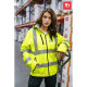 Veste softshell haute visibilité THC ZAGREB WORK - Textile unisexe personnalisable