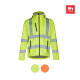 Veste softshell haute visibilité THC ZAGREB WORK - Textile unisexe personnalisable