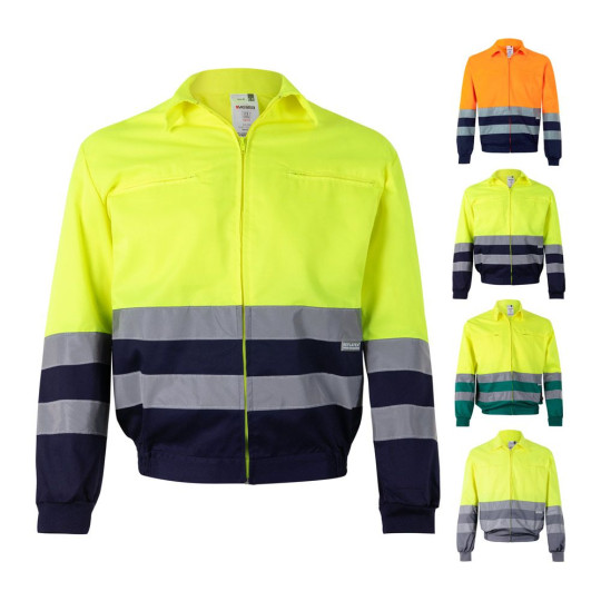 Veste en sergé bicolore VL NEPTUNE - Textile polyvalent pour entreprise | BCM Goodies