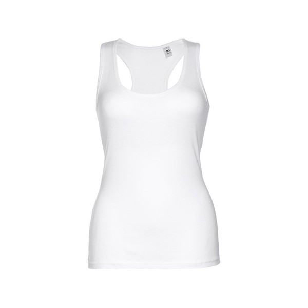 T-shirt sans manches en coton pour femme THC TIRANA WH - BCM Goodies