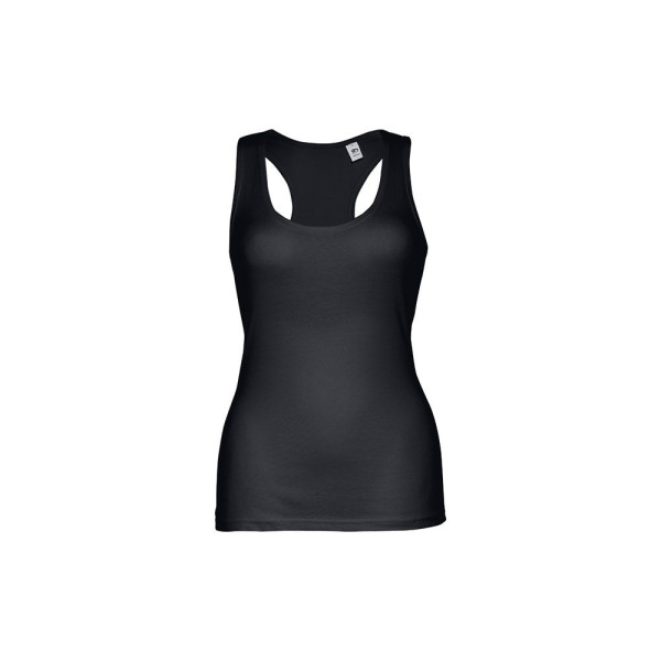 T-shirt sans manches en coton pour femmes THC TIRANA - Personnalisable pour entreprise