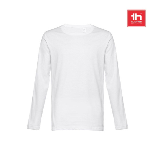 T-shirt en coton à manches longues pour hommes THC BUCHAREST WH. - BCM Goodies