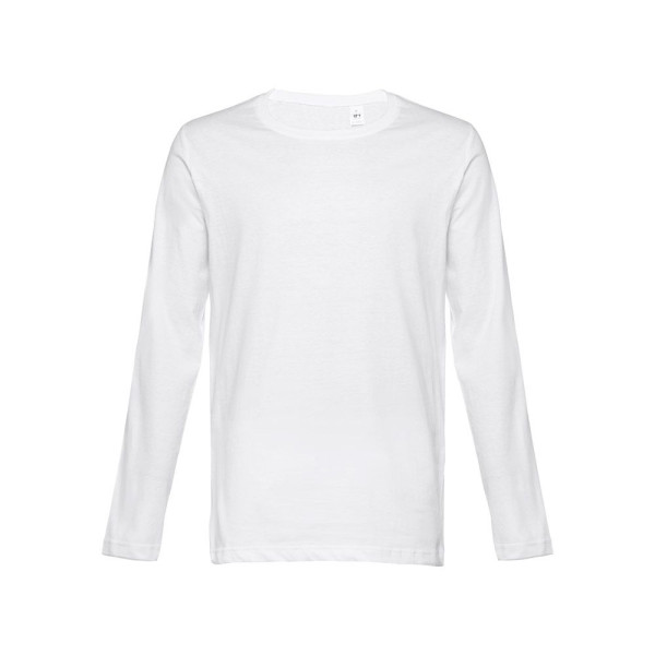 T-shirt en coton à manches longues pour hommes THC BUCHAREST WH. - BCM Goodies