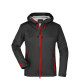 Veste softshell légère pour femme avec capuche ajustable et poches zippées - BCM Goodies