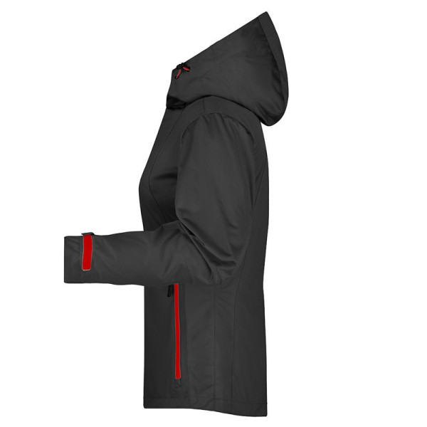 Veste softshell légère pour femme avec capuche ajustable et poches zippées - BCM Goodies