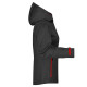 Veste softshell légère pour femme avec capuche ajustable et poches zippées - BCM Goodies