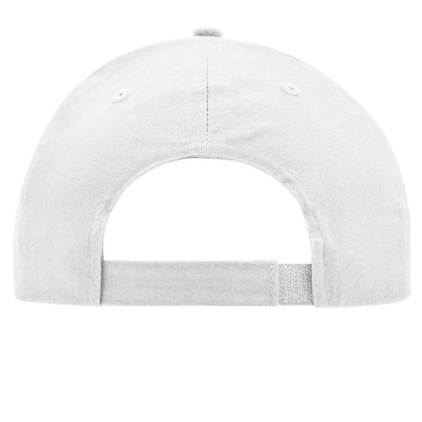 Casquette unie unisexe Daiber en coton brossé moyen 190 g/m² - Personnalisable avec logo - Fermeture Velcro - Idéale pour événem