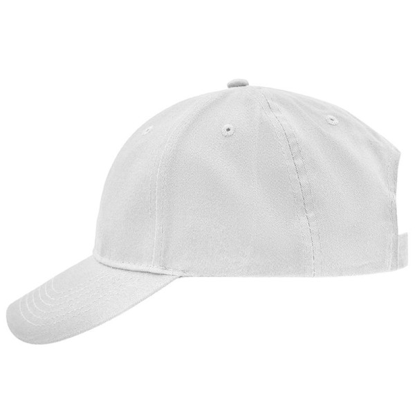 Casquette unie unisexe Daiber en coton brossé moyen 190 g/m² - Personnalisable avec logo - Fermeture Velcro - Idéale pour événem