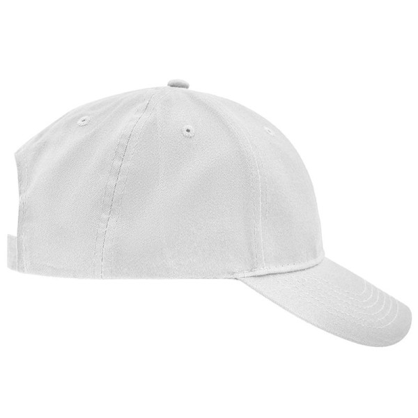 Casquette unie unisexe Daiber en coton brossé moyen 190 g/m² - Personnalisable avec logo - Fermeture Velcro - Idéale pour événem