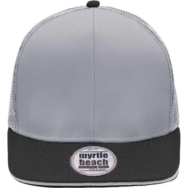 Casquette à visière plate avec visière sandwich unisexe Daiber - 100% polyester - ajustement parfait - personnalisation possible