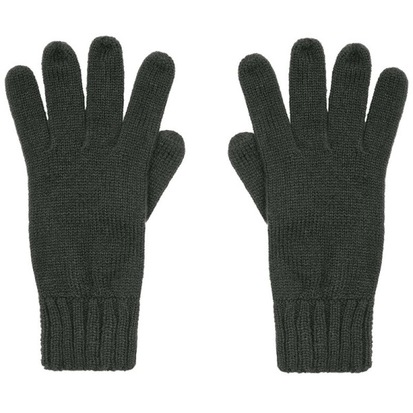 Gants tricotés Daiber avec rebord en polyacrylique 100% - Accessoires promotionnels de qualité pour entreprises