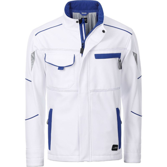 Veste de travail softshell hiver unisexe Daiber Color - Personnalisable pour entreprise