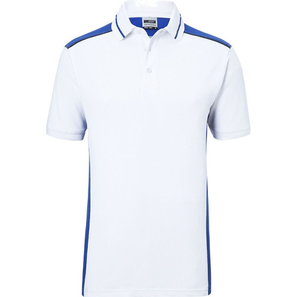 Polo de travail homme Daiber Color - Maille piquée polycoton 200 gr/m² - Lavable 60°C - Sèche-linge - Idéal pour communication B