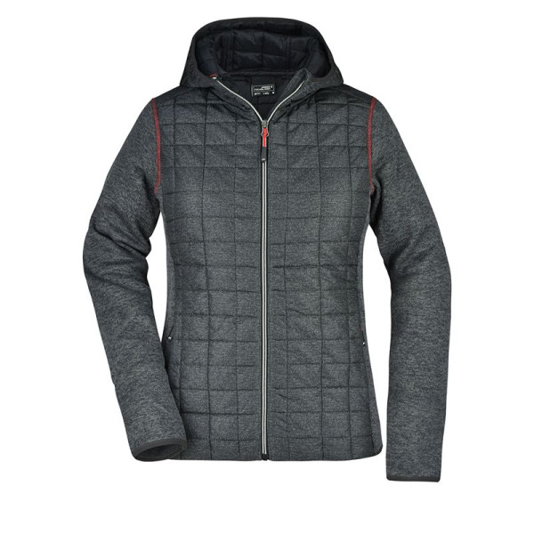 Veste hybride femme Daiber en polyester avec capuche ajustable - BCM Goodies