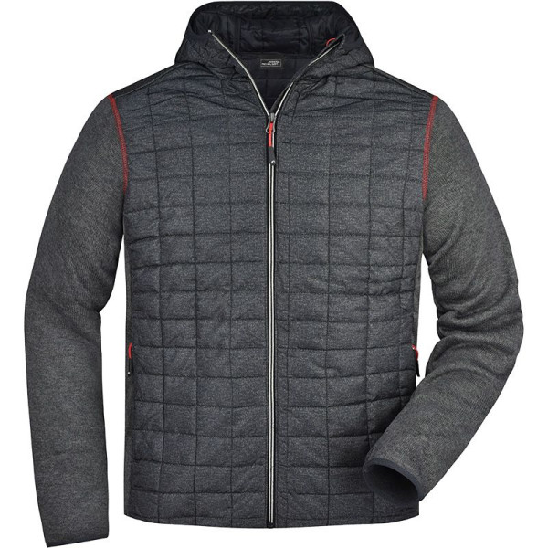Veste hybride pour homme Daiber personnalisable - Doublure en 100% polyamide - Rembourrage en 100% polyester