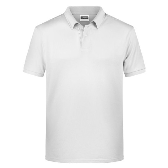 Polo classique bio homme en coton peigné ring-spun pour entreprises durables - BCM Goodies