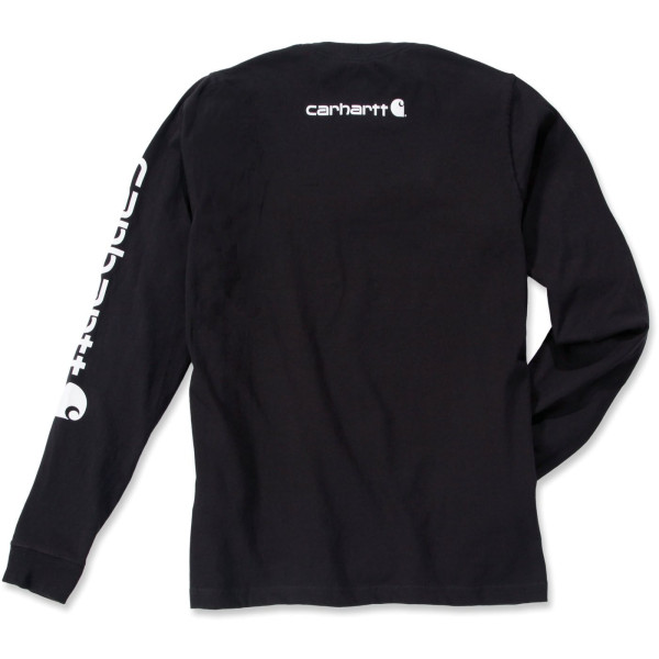 T-shirt manches longues logo Carhartt personnalisable pour communication d’entreprise et événements professionnels