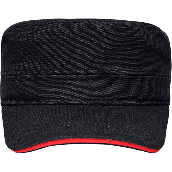 Casquette militaire avec visière sandwich unisexe Daiber - Accessoire de communication de marque efficace