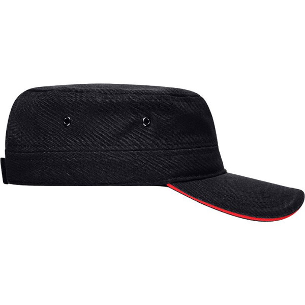 Casquette militaire avec visière sandwich unisexe Daiber - Accessoire de communication de marque efficace