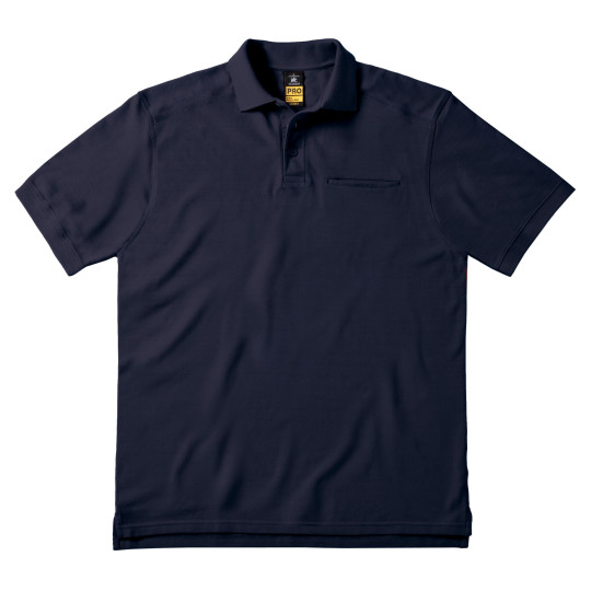 Polo personnalisé Skill Pro 100% coton avec poche invisible – Textile professionnel pour communication B2B