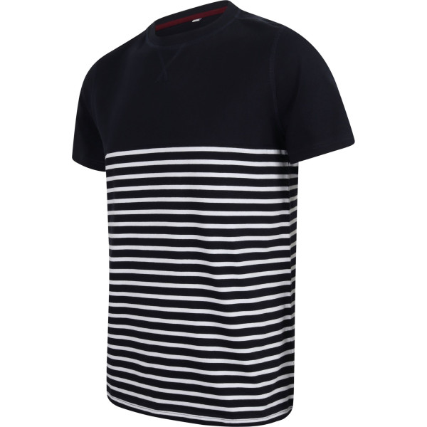 T-shirt breton à manches courtes personnalisable pour communication d’entreprise – BCM Goodies