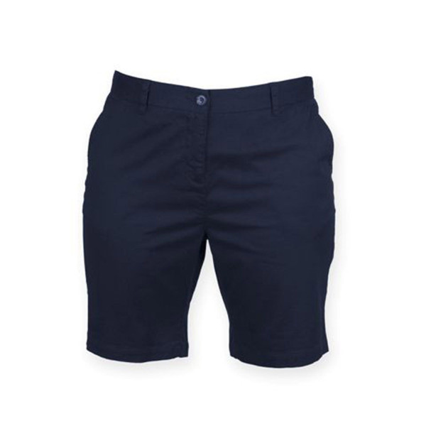 Short Chino Stretch Femme personnalisable pour entreprises – Textile promotionnel sans étiquette pour communication B2B