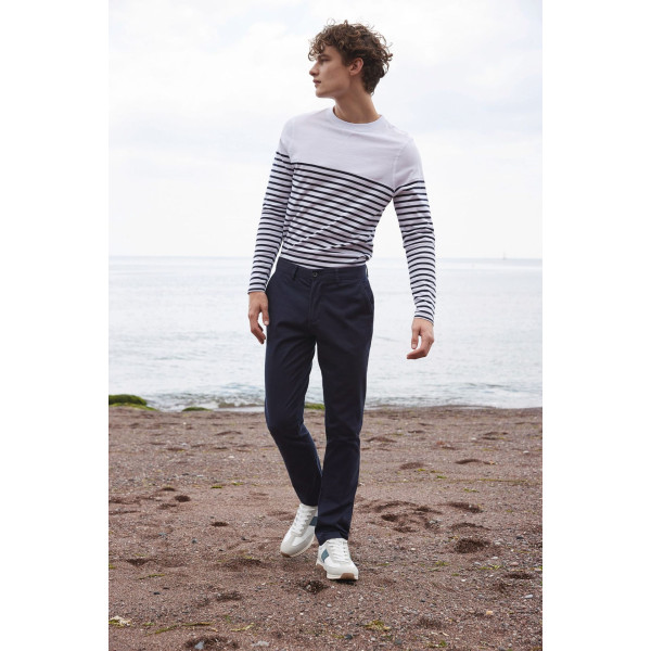 T-shirt breton à manches longues personnalisable pour communication B2B – BCM Goodies