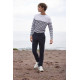 T-shirt breton à manches longues personnalisable pour communication B2B – BCM Goodies