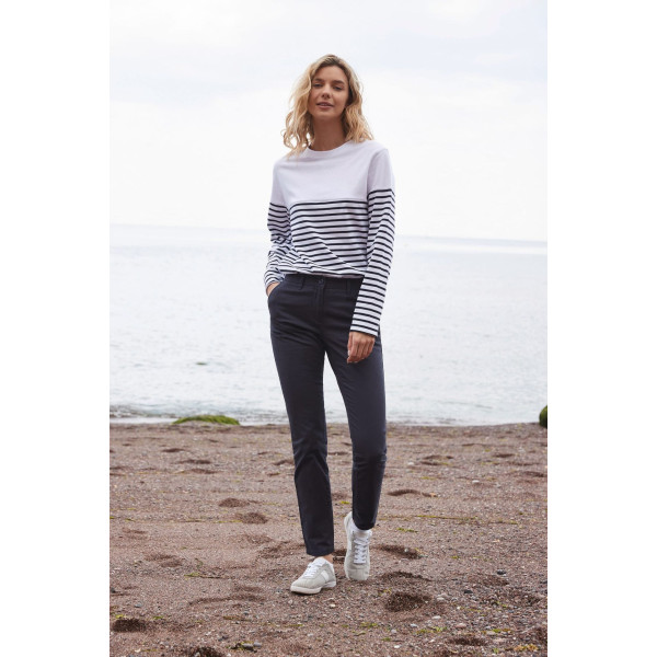 T-shirt breton à manches longues personnalisable pour communication B2B – BCM Goodies