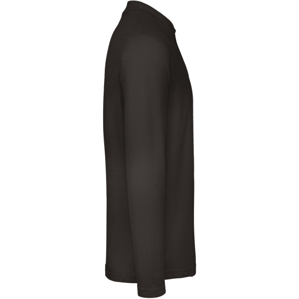 Polo homme manches longues personnalisable – Vêtement professionnel pour communication B2B | BCM Goodies