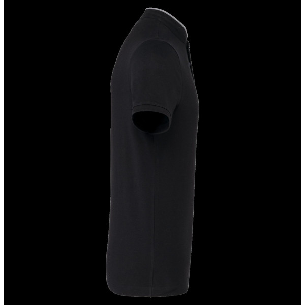 Polo homme col mao manches courtes personnalisé pour entreprises – BCM Goodies