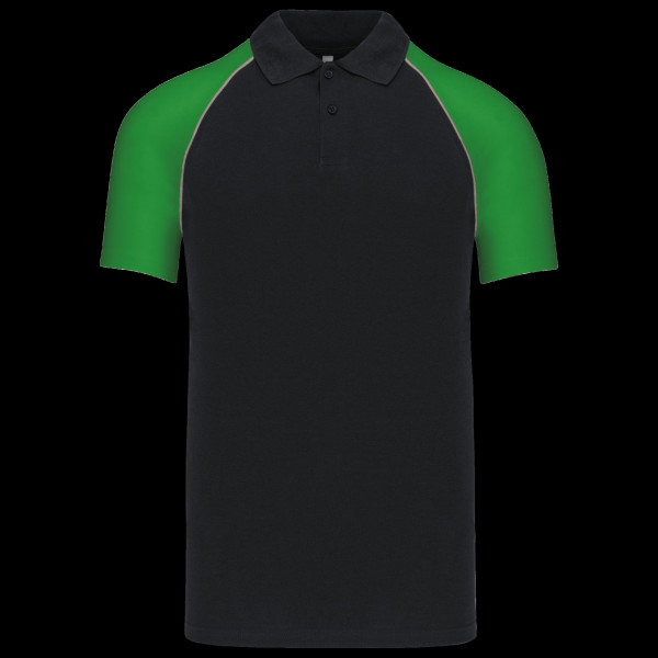 Polo baseball manches courtes personnalisé – Support textile pour communication et événements entreprise