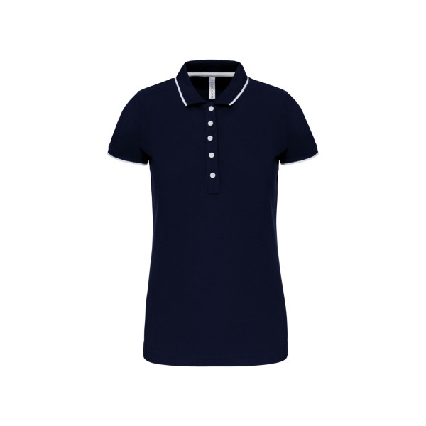 Polo femme maille piquée personnalisable – Vêtement d'entreprise 100% coton pour communication textile