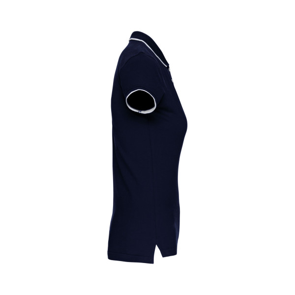 Polo femme maille piquée personnalisable – Vêtement d'entreprise 100% coton pour communication textile