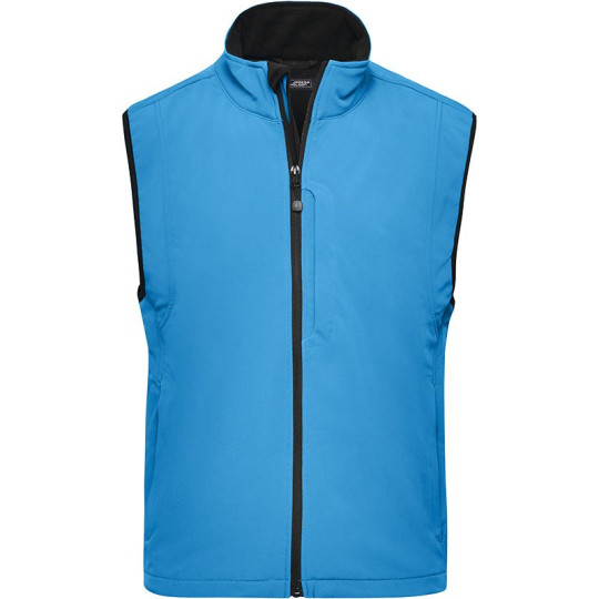 Bodywarmer softshell Homme Daiber - Vêtement professionnel sans capuche - Polyester et élasthanne - Respirant et imperméable - P