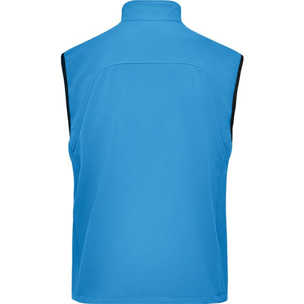 Bodywarmer softshell Homme Daiber - Vêtement professionnel sans capuche - Polyester et élasthanne - Respirant et imperméable - P