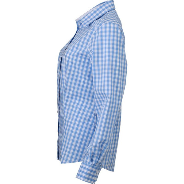 Chemise à carreaux Femme Daiber en coton popeline pour événements professionnels - BCM Goodies