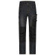 Jean de travail court bio unisexe Daiber - Vêtement professionnel de qualité bio OCS Blended 85% - Empiècements CORDURA - Person