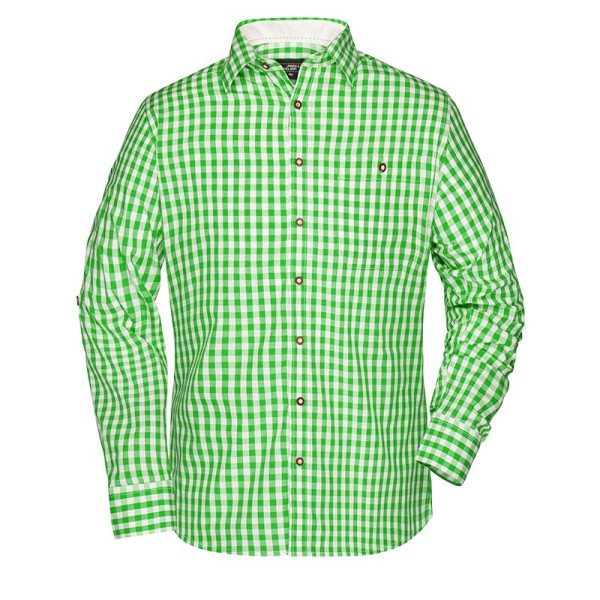 Chemise à carreaux Homme Daiber en coton popeline - BCM Goodies