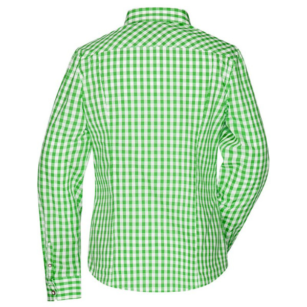 Chemise à carreaux pour femme Daiber en coton popeline - BCM Goodies