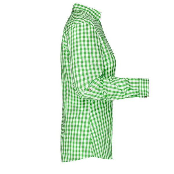 Chemise à carreaux pour femme Daiber en coton popeline - BCM Goodies