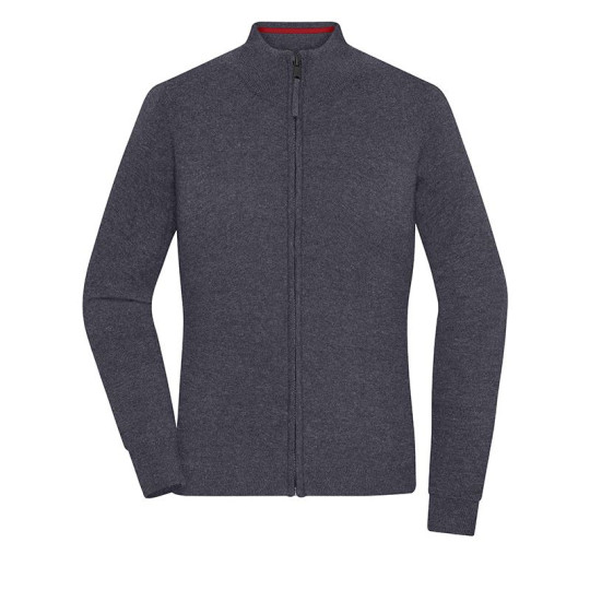 Gilet zippé femme Daiber en coton peigné 260 gr/m² - Personnalisable - BCM Goodies