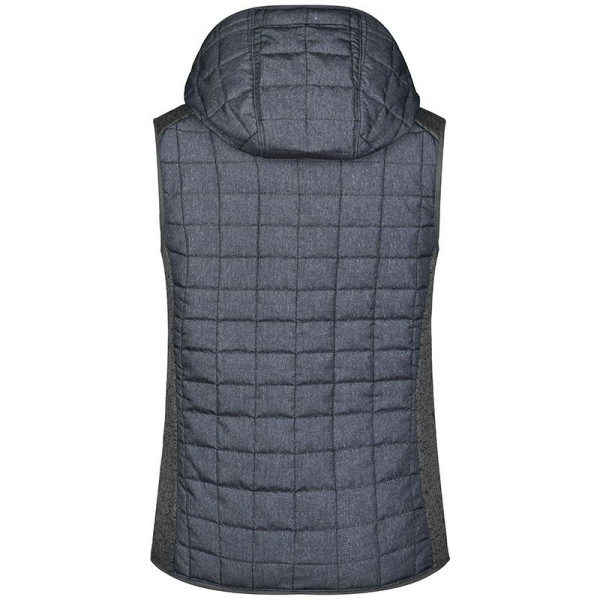 Bodywarmer matelassé hybride Femme Daiber - Vêtement publicitaire de qualité